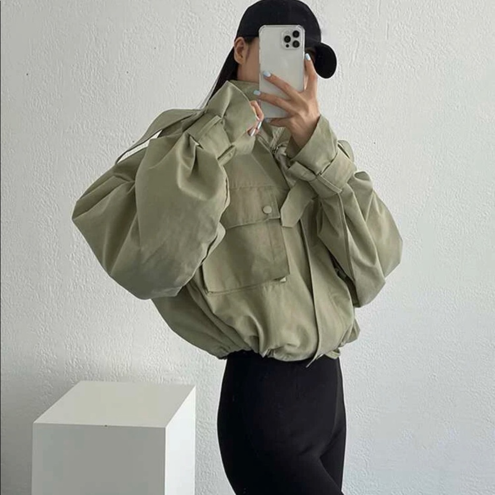 GREEN UTILITY JACKET